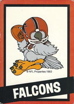 1983 NFL Properties Huddles #NNO Atlanta Falcons Front