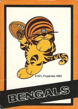 1983 NFL Properties Huddles #NNO Cincinnati Bengals Front