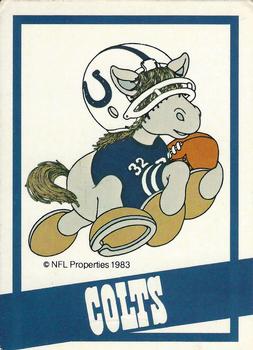 1983 NFL Properties Huddles #NNO Baltimore Colts Front