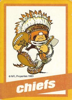 1983 NFL Properties Huddles #NNO Kansas City Chiefs Front