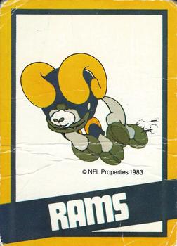 1983 NFL Properties Huddles #NNO Los Angeles Rams Front
