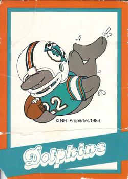 1983 NFL Properties Huddles #NNO Miami Dolphins Front
