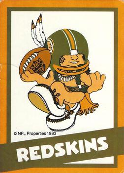 1983 NFL Properties Huddles #NNO Washington Redskins Front