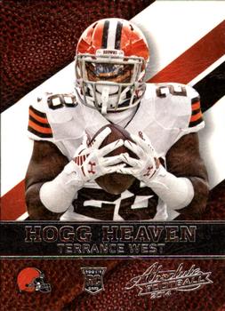 2014 Panini Absolute - Hogg Heaven #2 Terrance West Front