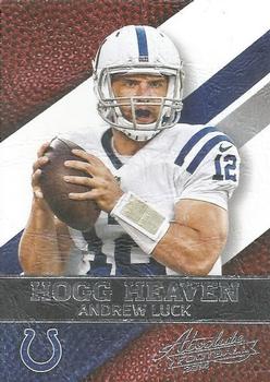 2014 Panini Absolute - Hogg Heaven #27 Andrew Luck Front