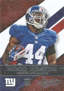 2014 Panini Absolute - Hogg Heaven #34 Andre Williams Front