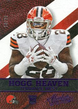 2014 Panini Absolute - Hogg Heaven Anniversary #2 Terrance West Front
