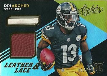 2014 Panini Absolute - Leather and Laces Football #DAR Dri Archer Front