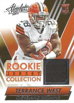 2014 Panini Absolute - Rookie Jersey Collection #TW Terrance West Front