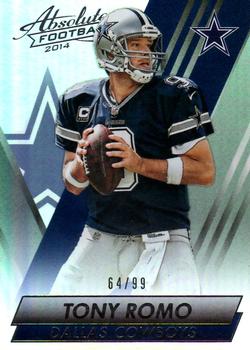 2014 Panini Absolute - Spectrum Silver #54 Tony Romo Front