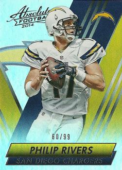 2014 Panini Absolute - Spectrum Silver #90 Philip Rivers Front