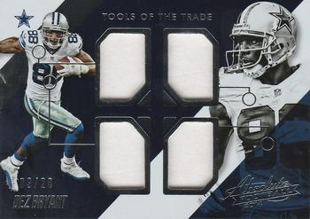 2014 Panini Absolute - Tools of the Trade Quad Jersey #TT-DB Dez Bryant Front