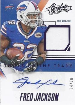 2014 Panini Absolute - Tools of the Trade Signatures Anniversary #FJ Fred Jackson Front