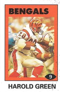 1992 Diamond NFL Superstars Stickers #9 Harold Green Front