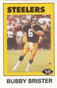 1992 Diamond NFL Superstars Stickers #59 Bubby Brister Front