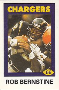 1992 Diamond NFL Superstars Stickers #66 Rod Bernstine Front