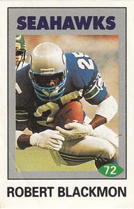 1992 Diamond NFL Superstars Stickers #72 Robert Blackmon Front