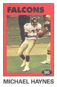 1992 Diamond NFL Superstars Stickers #90 Michael Haynes Front