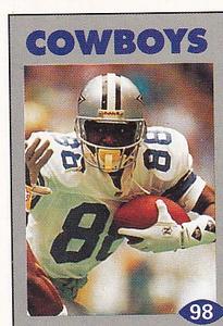 1992 Diamond NFL Superstars Stickers #98 Michael Irvin Front