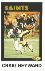 1992 Diamond NFL Superstars Stickers #126 Craig Heyward Front