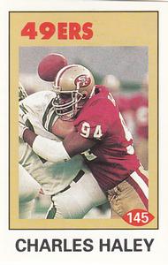 1992 Diamond NFL Superstars Stickers #145 Charles Haley Front