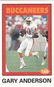 1992 Diamond NFL Superstars Stickers #148 Gary Anderson Front