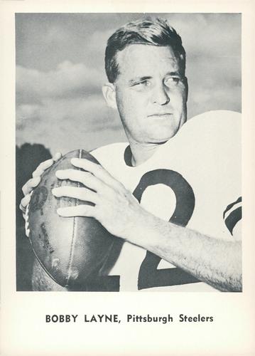 1961 Jay Publishing Pittsburgh Steelers #NNO Bobby Layne Front