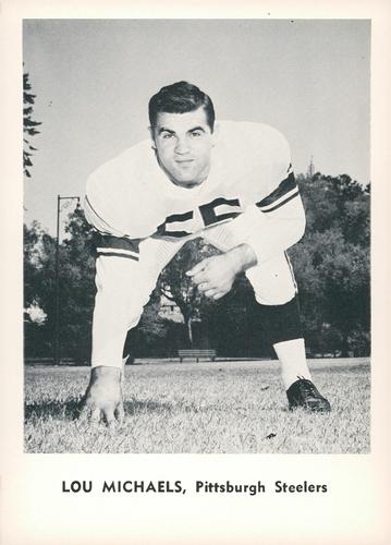 1961 Jay Publishing Pittsburgh Steelers #NNO Lou Michaels Front
