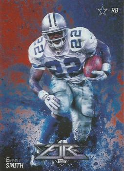 2014 Topps Fire - Flame Foil #1 Emmitt Smith Front