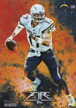 2014 Topps Fire - Flame Foil #39 Philip Rivers Front
