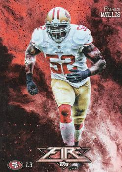 2014 Topps Fire - Flame Foil #56 Patrick Willis Front