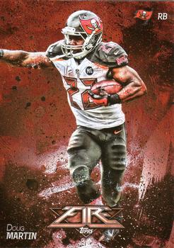 2014 Topps Fire - Flame Foil #77 Doug Martin Front