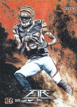 2014 Topps Fire - Flame Foil #96 A.J. Green Front