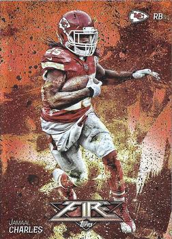2014 Topps Fire - Flame Foil #99 Jamaal Charles Front
