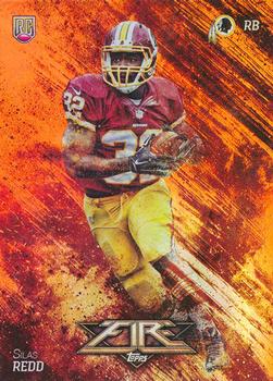 2014 Topps Fire - Flame Foil #141 Silas Redd Front