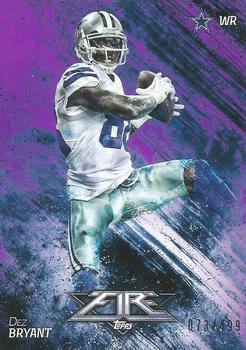 2014 Topps Fire - Purple #69 Dez Bryant Front