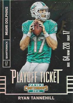2014 Panini Contenders - Playoff Ticket #40 Ryan Tannehill Front