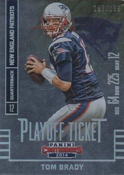 2014 Panini Contenders - Playoff Ticket #67 Tom Brady Front