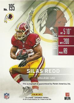 2014 Panini Contenders - Playoff Ticket #195 Silas Redd Back
