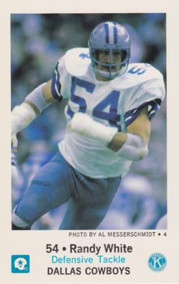 1983 Dallas Cowboys Police #NNO Randy White Front