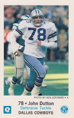 1983 Dallas Cowboys Police #NNO John Dutton Front