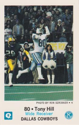1983 Dallas Cowboys Police #NNO Tony Hill Front