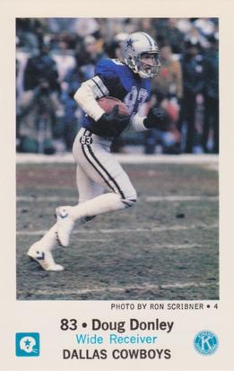 1983 Dallas Cowboys Police #NNO Doug Donley Front