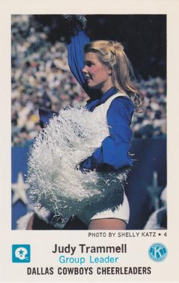 1983 Dallas Cowboys Police #NNO Judy Trammell Front