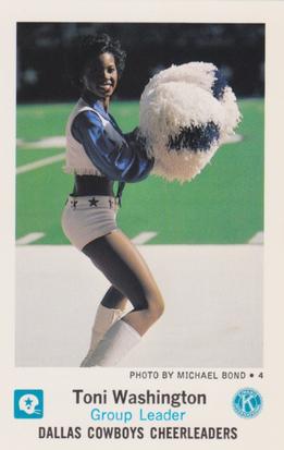 1983 Dallas Cowboys Police #NNO Toni Washington Front