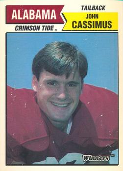 1988 Winners Alabama Crimson Tide #NNO John Cassimus Front