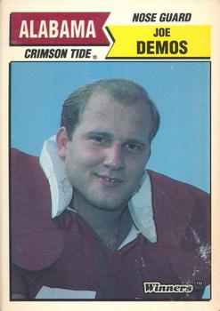 1988 Winners Alabama Crimson Tide #NNO Joe Demos Front