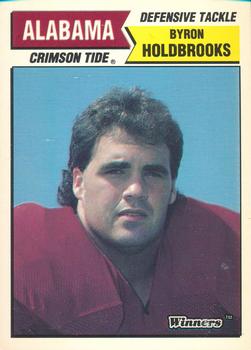 1988 Winners Alabama Crimson Tide #NNO Byron Holdbrooks Front