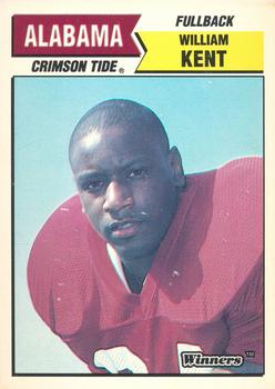 1988 Winners Alabama Crimson Tide #NNO William Kent Front