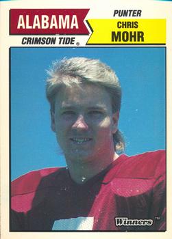 1988 Winners Alabama Crimson Tide #NNO Chris Mohr Front